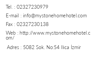 My Stone Home Hotel iletiim bilgileri